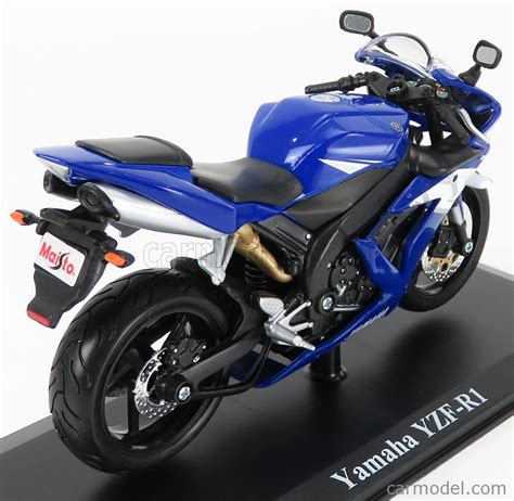 MAISTO 32712 Scale 1 12 YAMAHA YZF R1 2004 BLUE WHITE