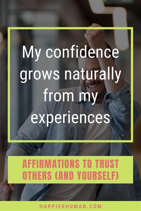 Affirmations To Trust Others And Yourself Wakeup Thankful