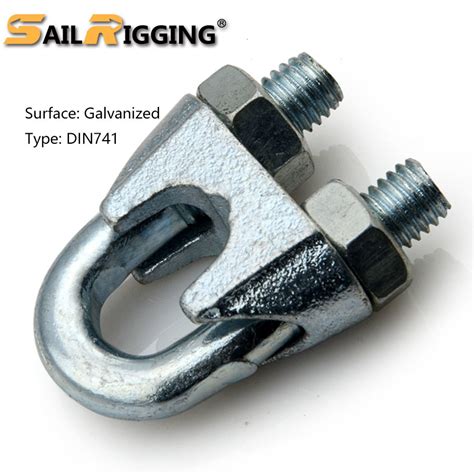 Malleable Steel DIN 741 Wire Rope Clip Drop Forged Wire Rope Clamp