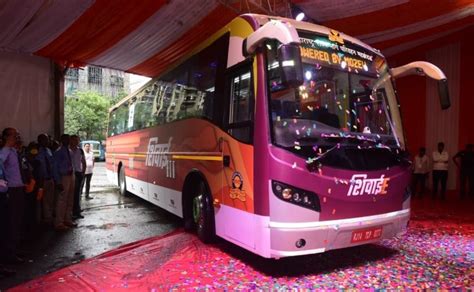 Maharashtra Gets Its First Electric Bus For Inter-City Commute - CarandBike