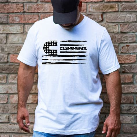 Cummins Flag Tshirt Etsy