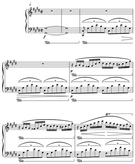 Chopin Fantaisie Impromptu Op 66 Sheet Music For Piano