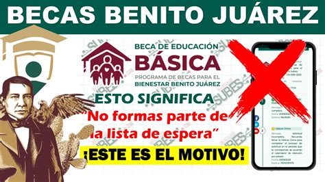 Urge Que Lo Sepan Resultado Becas Benito Ju Rez No Formas