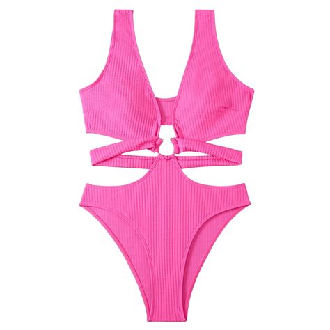 Blphud Bathing Suit Dress For Women Bikini Women Sexy Fashion V Neck