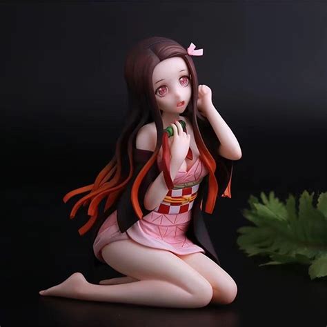 12cm Demon Slayer Sexy Girl Action Figure Kamado Nezuko Anime Figurine Pvc Model Statue