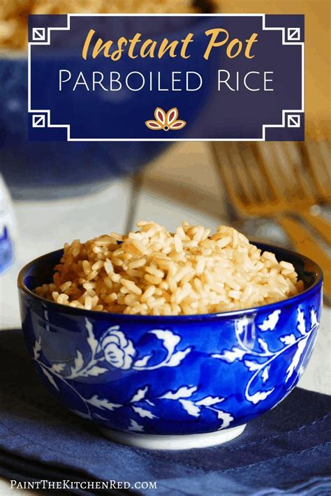 Instant Pot Parboiled Rice Recipe