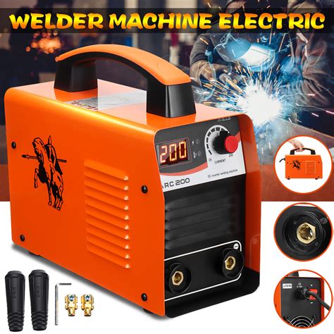 New 220V 20 200A Portable Electric Welding Machine IGBT Inverter