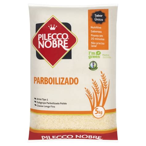 Arroz Parboilizado Tipo 1 Pilecco Nobre Pacote 5kg Supermercado