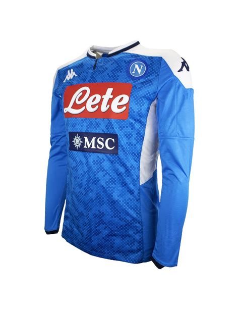 Maglia Azzurra Ml Ssc Napoli 2019 2020