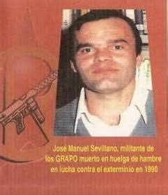 Presos Aniversario De La Muerte En Huelga De Hambre De Jose Manuel