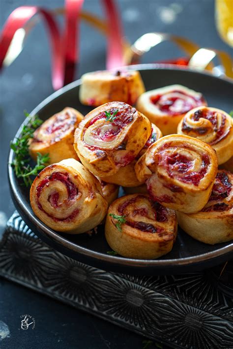 Cranberry Cream Cheese Puff Pastry Pinwheels Appetizer J Cooking Odyssey