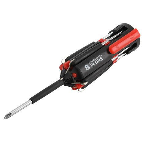 In Screwdriver With Led Torch Flash Light Multi Functional Repair