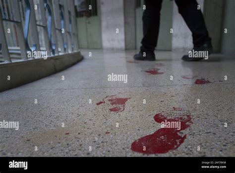 Tehran Iran Th Dec The Symbolic Bloody Footprint Of A