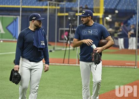 Photo Mlb Al Wild Card Game Between Tampa Bay Bays And Texas Rangers