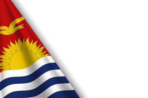 Premium Vector Kiribati Flag With Original Color