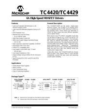 TC4420 数据手册 FET驱动器芯片 百芯EMA