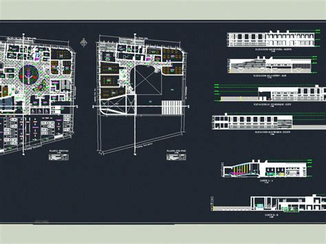 Cultural Center Dwg Full Project For Autocad Designs Cad