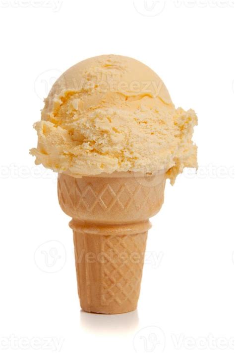 Vanilla Ice Cream Cone A White 806640 Stock Photo At Vecteezy