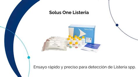 Solus One Listeria Ensayo rápido y preciso para detección de Listeria