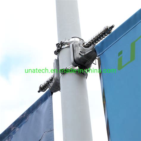 Metal Street Pole Banner Brackets Advertising Media Image Promotion