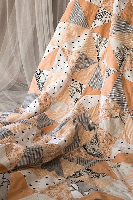 Bicolor Quilt Patterns Free Baby Quilts Peach