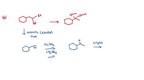 Solved Select The Reagents That Would Efficiently Convert The Starting