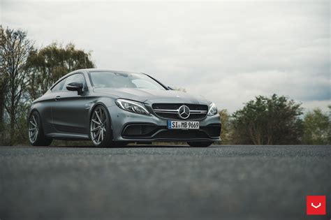 Gray Mercedes C Class Makes A Statement On The Road Fitted With Custom