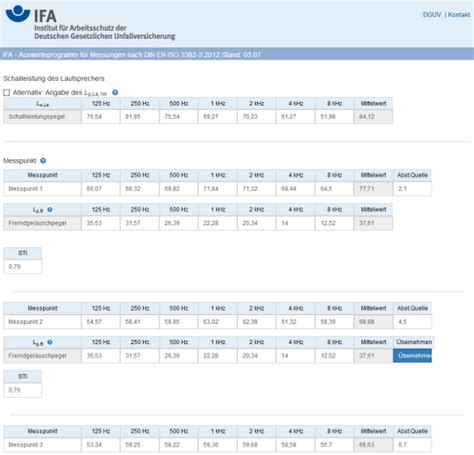 Ifa Praxishilfen L Rm B Roakustikrechner