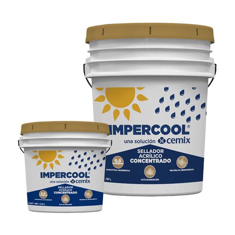 Impercool Sellador Acr Lico Concentrado Cemix