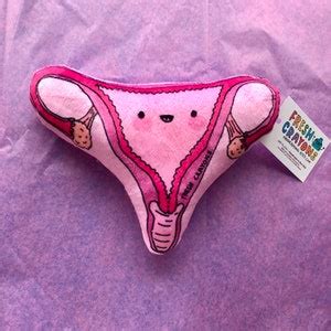 Uterus Plushy Cute Organ Anatomy Toy Female Reproductive Vagina Cervix Ovaries Womb Etsy