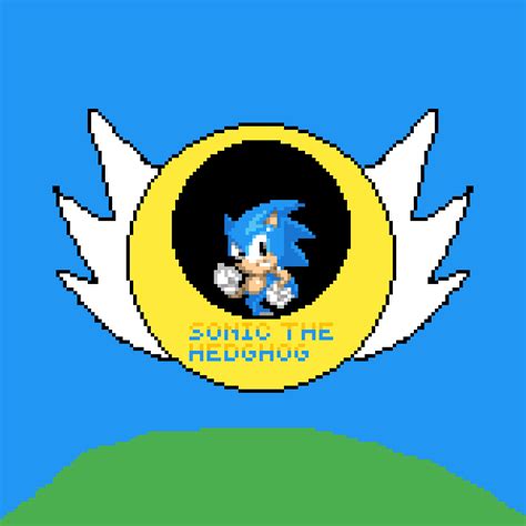 Pixilart Sonic The Hedgehog Title By Atobin0002