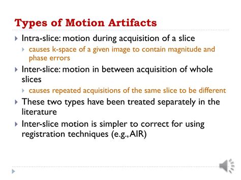 PPT Medical Image Reconstruction Topic 4 Motion Artifacts PowerPoint