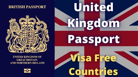 United Kingdom Passport Visa Free Countries 2022 Youtube