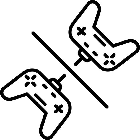 Game Controllers Vector Icon 20322272 Vector Art At Vecteezy