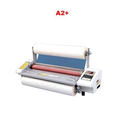 A2 Paper Laminating Machine Cold Hot Roll Laminator Four Rollers Worker Card Office File