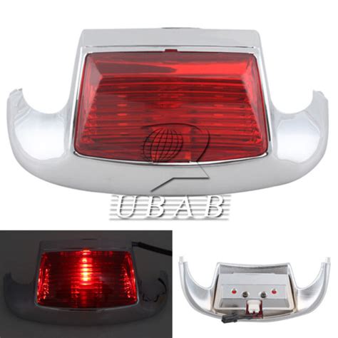 Red Front Fender Tip Led Light For Harley Glide Flhtcu Flstc Flht Flhr