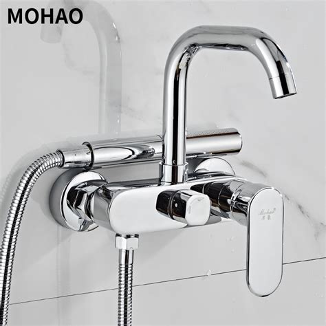 Купить Душ кран ванная комната переключатель тройной горячая и холодная ...