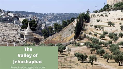 The Valley Of Jehoshaphat The Kidron Valley