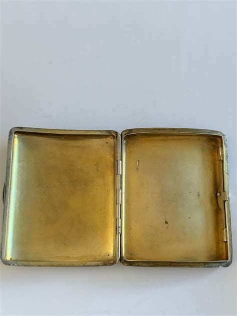 Russian Silver And Niello Cigarette Case