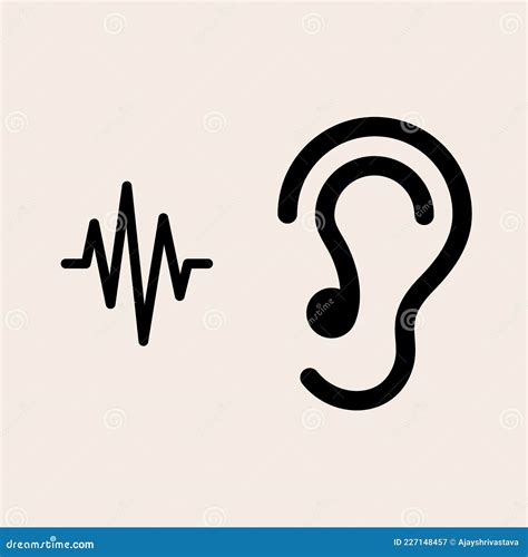 Ear Listen Icon Stock Vector Illustration Of Icon Sense 227148457