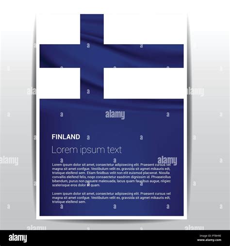 Finland flag design vector Stock Vector Image & Art - Alamy