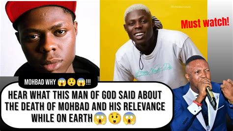 Still On Mohbads Case 💔finally Exposed😱😭😱hear What This Man Of God