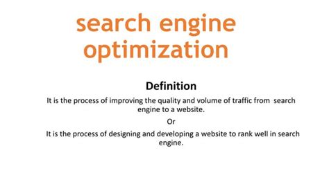 Intoduction To Search Engine Optimizationpptx