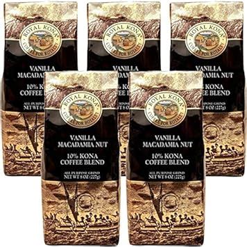 Amazon Co Jp Royal Kona Coffee Vanilla Macadamia Nut Flavor Kona