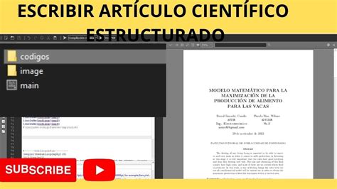 Como Escribir Un Articulo Cientifico Bien Estructurado En Carpetas