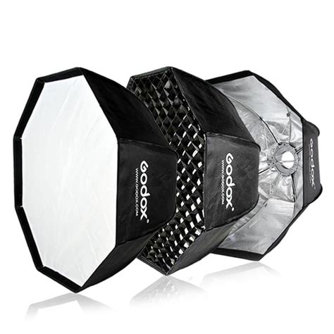 Godox Sb Gue Cm Octagon Umbrella Softbox With Grid Bowen Mount Ec