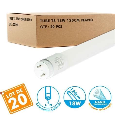 Set Di Tubi T Led Attacco Laterale Cm W