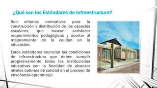 Estándares de infraestructura PPT