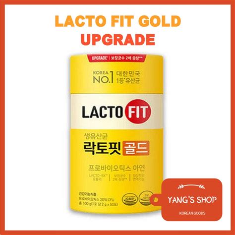 Chong Kun Dang With Boxupgrade 5x Lacto Fit Gold 50stick Box Probiotics Lactofit Korean