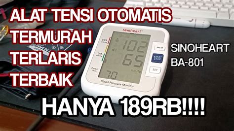 Alat Tensi Murah Terbaik Omron Lewat Sinocare Sinoheart Ba